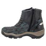 Bota para motociclista Palmilha 9cm couro AS-HEIGHT 950 AT3 Cinza camuf