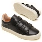 Tênis Feminino feito em Couro Louise soft Preto 2073 Preto
