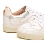Tênis Feminino feito em Couro forrado Luna Branco 2072 Branco