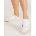Tênis Feminino feito em Couro forrado Luna Branco 2072 Branco