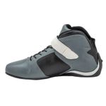 Bota motors de couro Corrida ideal p/automobilismo XK 314A Cinza