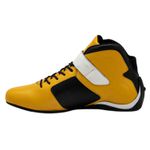 Bota motors de couro Corrida ideal p/automobilismo 314 Amarelo