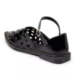 Sapatilha Slingback Rasteira Feminina Bico Fino FP184203 Cinza