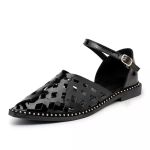Sapatilha Slingback Rasteira Feminina Bico Fino FP184203 Cinza