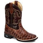 Bota Country Masculina Escamada SALDO ESTOQUE ULT PAR 41-224 Marrom