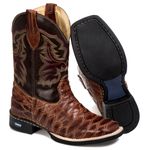 Bota Country Masculina Escamada SALDO ESTOQUE ULT PAR 41-224 Marrom
