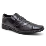 Sapato Social Masculino Estilo, Elegância e Conforto 55838 Preto