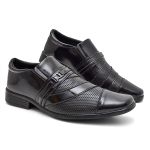 Sapato Social Masculino Estilo, Elegância e Conforto 55838 Preto