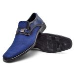 Sapato Social Masculino Estilo, Elegância e Conforto 551005 Azul