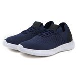Tenis Masculino Knit ultra leve forrado couro palm gel 545 Azul