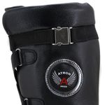 Bota Feminina Roqueira, couro, forro textil espumado 9410 Preto