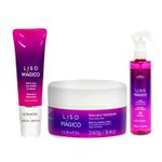 Kit Lowell 3 LISO MAGICO SHAMPOO + MASCARA + FLUIDO - 2009