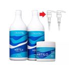 Kit LOWELL Extrato Mirtilo Profissional 3X1 SHAMP-COND-MASC 1002