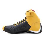Tenis Motociclista Cano alto Couro forro tex espumado 311at amarelo