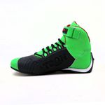 Tenis Motociclista Cano alto Couro forro tex espumado 311BAT Verde preto
