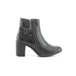 Bota Feminina Cano curto couro nobre forro espumado 900 pret Preto