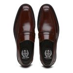 24536TW-Social masculino SALDO EST ULTIMO PAR 40 couro premium 24536 Marrom(SALDO DE ESTOQUE)