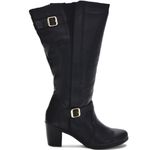 9206AT-Bota montaria cano alto legitimo couro natural, forrada com tecido espumado na cor preta