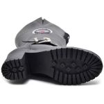 9401-Bota cano alto Montaria e/ou para motociclista cano alto ajustavel panturrilha em couro natural na cor preta