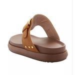 002AFP-Papete Flat Feminina - Design Moderno, sofisticação e conforto cacau