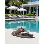 002AFP-Papete Flat Feminina - Design Moderno, sofisticação e conforto cafe