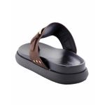 002AFP-Papete Flat Feminina - Design Moderno, sofisticação e conforto cafe