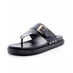 002AFP-Papete Flat Feminina - Design Moderno, sofisticação e conforto preto