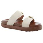 003P10FP-Papete Flatform em Napa forrada Conforto Estilo design atual OffWhite