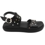 004P10FP-Papete Flatform em Napa forrada Conforto Estilo design atual Preto
