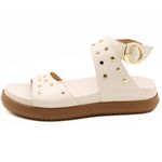 004P10FP-Papete Flatform em Napa forrada Conforto Estilo design atual offwhite