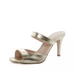 197013FP-Sandália Feminina Salto Fino – Elegância e Conforto em Cada Passo Dourada
