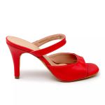 197013FP-Sandália Feminina Salto Fino – Elegância e Conforto em Cada Passo vermelho