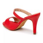 197013FP-Sandália Feminina Salto Fino – Elegância e Conforto em Cada Passo vermelho