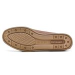 004MGR-Mocassim Feminino de couro natural conforto elegancia whisky
