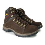806GRIF-Bota Coturno Adventure couro natural nobuck marrom(SALDO ESTOQUE) 