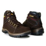 806GRIF-Bota Coturno Adventure couro natural nobuck marrom(SALDO ESTOQUE) 