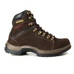 806GRIF-Bota Coturno Adventure couro natural nobuck marrom(SALDO ESTOQUE) 