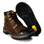 807GRIF-Bota Coturno Adventure couro natural marrom(SALDO ESTOQUE) 