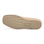 1016MGR-Sapato Feminino couro boneca conforto e elegância Marfim