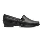 1001MGR-Sapato Feminino couro conforto e elegância Preto