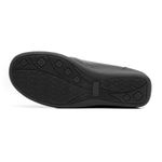 080MGR-Sapato Feminino de couro natural conforto e elegância Preto
