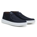 19004LC-Sapatênis Masculino de Couro - Estilo e Conforto Marinho