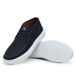 19004LC-Sapatênis Masculino de Couro - Estilo e Conforto Marinho