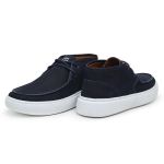19004LC-Sapatênis Masculino de Couro - Estilo e Conforto Marinho