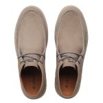 19004LC-Sapatênis Masculino de Couro - Estilo e Conforto Bege