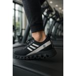 1027LLZ - Tênis Esportivo para Academia e Atividades Física Preto Branco