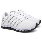 1028LLZ-Tênis Masculino Esportivo Titan para Academia e Atividades Física Branco