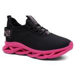 1053LLZ-Tenis Feminino para Atividades Físicas Conforto e Design Premium rosa 