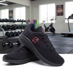  1055LLZ-Tênis Feminino Premium para Academia e Treino | Conforto, Leveza e Design Moderno preto