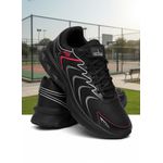 1056LLZ-Tênis Feminino Premium para Academia e Treino | Conforto, Leveza e Design Moderno preto